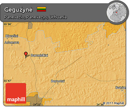Political Map of Gegužynė