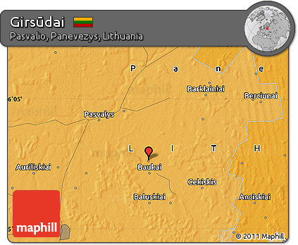 Political Map of Girsūdai