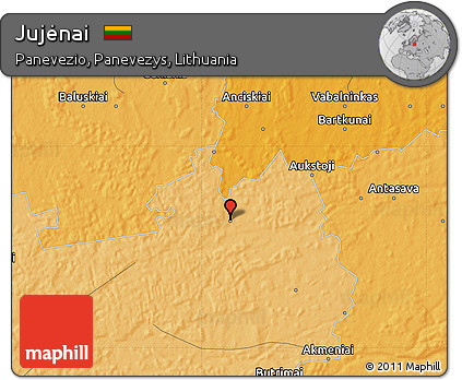 Political Map of Jujėnai
