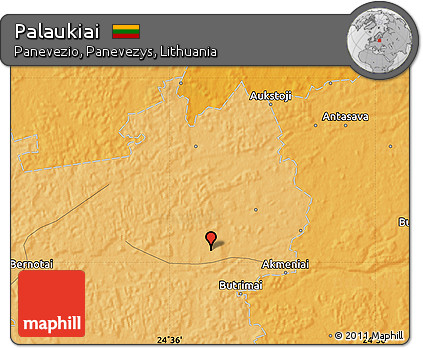 Political Map of Palaukiai