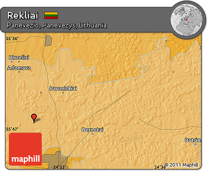 Political Map of Rekliai