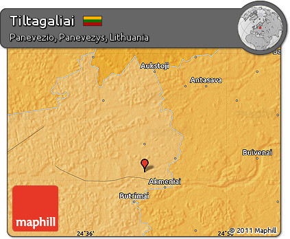 Political Map of Tiltagaliai