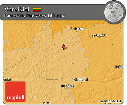 Political Map of Vareikiai