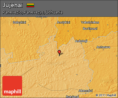 Political Map of Jujėnai
