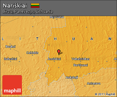 Political Map of Nariškiai