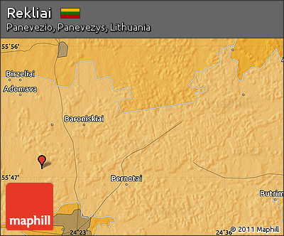 Political Map of Rekliai