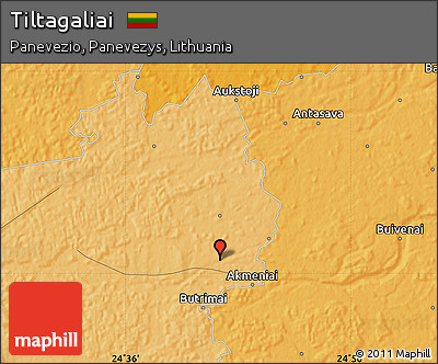 Political Map of Tiltagaliai