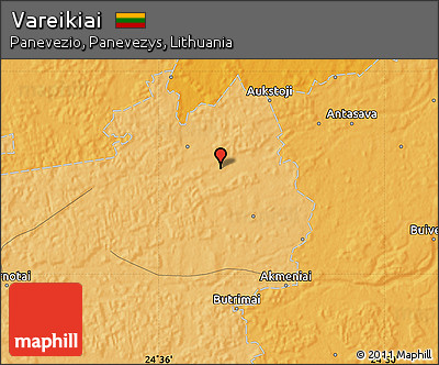 Political Map of Vareikiai