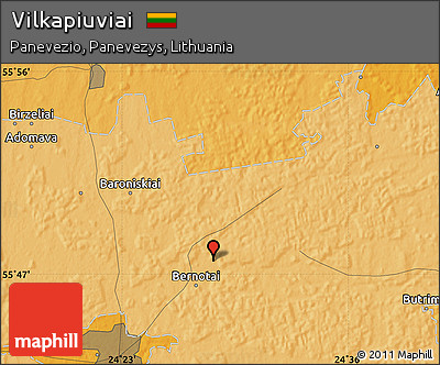 Political Map of Vilkapiuviai
