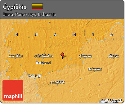 Political Map of Čypiškis