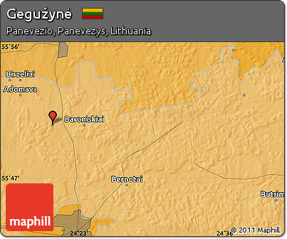 Political Map of Gegužynė