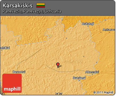 Political Map of Karsakiškis