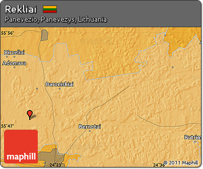 Political Map of Rekliai