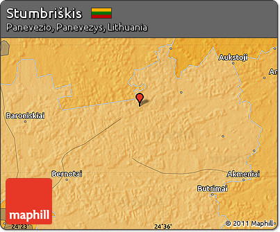 Political Map of Stumbriškis