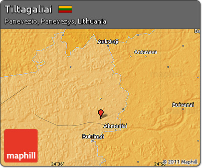 Political Map of Tiltagaliai