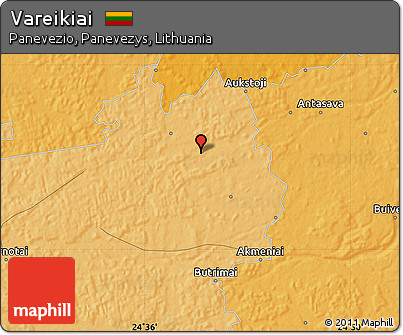 Political Map of Vareikiai