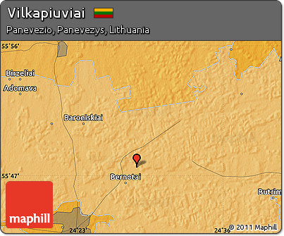 Political Map of Vilkapiuviai