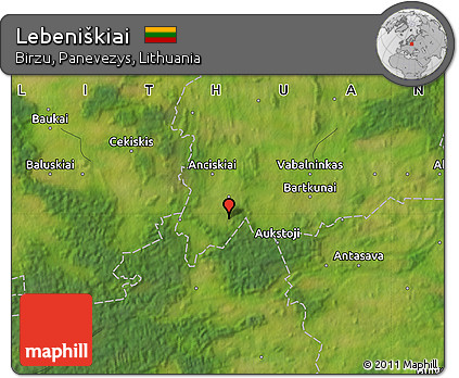 Satellite Map of Lebeniškiai