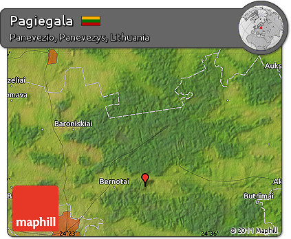 Satellite Map of Pagiegala
