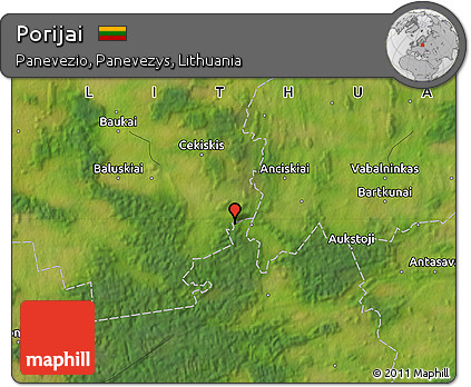 Satellite Map of Porijai
