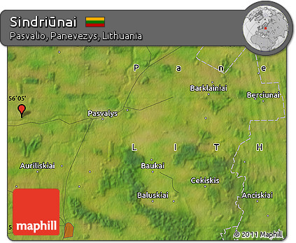 Satellite Map of Sindriūnai