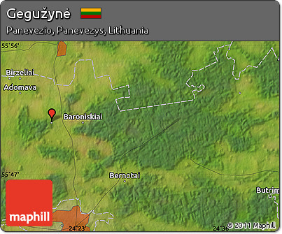Satellite Map of Gegužynė