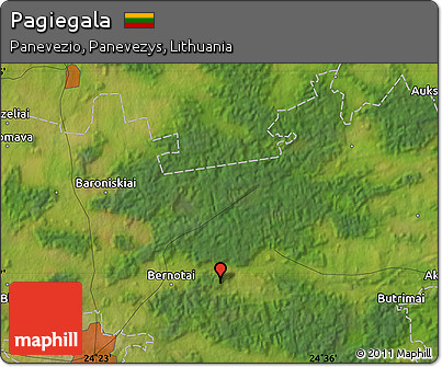 Satellite Map of Pagiegala