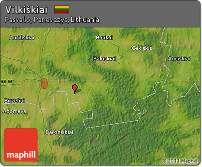Satellite Map of Vilkiškiai