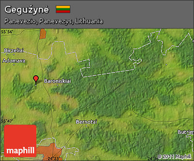 Satellite Map of Gegužynė
