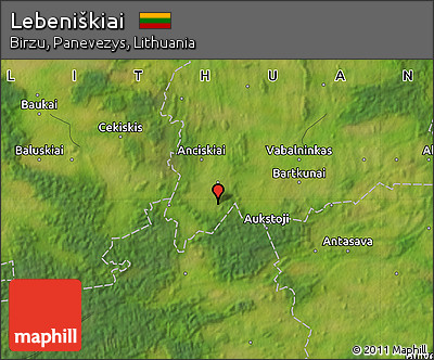 Satellite Map of Lebeniškiai