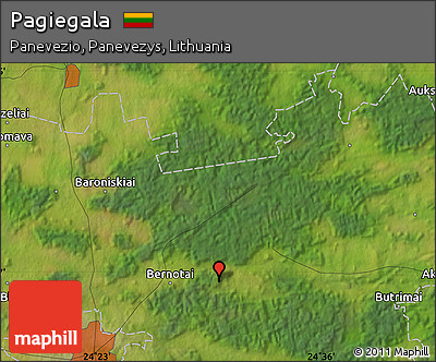 Satellite Map of Pagiegala