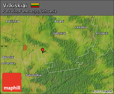 Satellite Map of Vilkiškiai