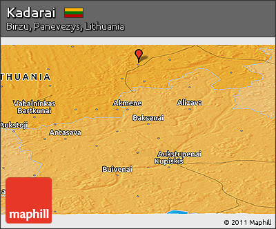 Political Panoramic Map of Kadarai