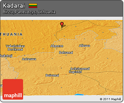 Political Panoramic Map of Kadarai