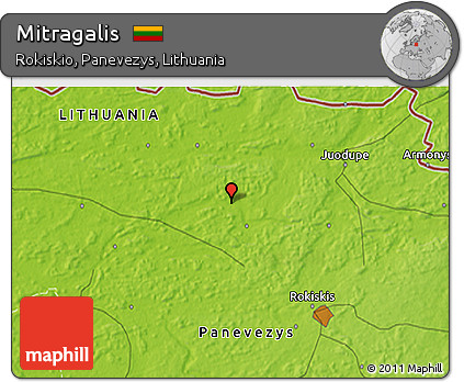 Physical 3D Map of Mitragalis