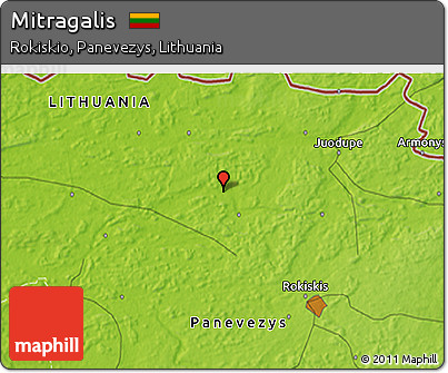 Physical 3D Map of Mitragalis