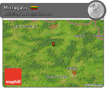Satellite 3D Map of Mitragalis
