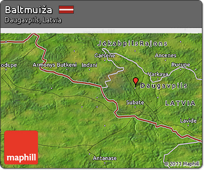 Satellite 3D Map of Baltmuiža