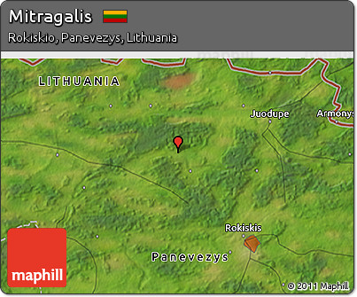 Satellite 3D Map of Mitragalis