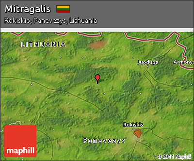 Satellite 3D Map of Mitragalis