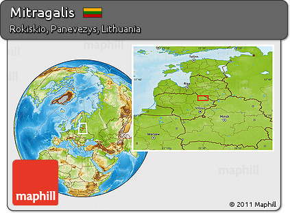 Physical Location Map of Mitragalis