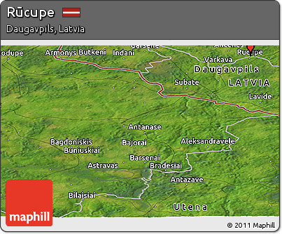 Satellite Panoramic Map of Rūcupe