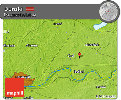 Physical 3D Map of Dunski