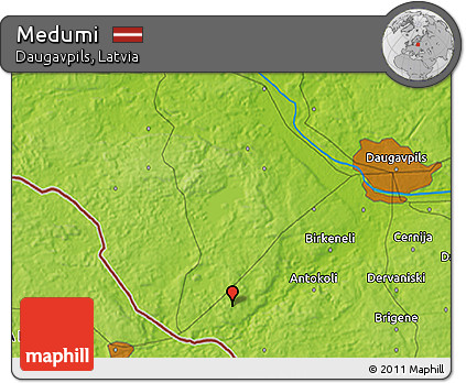 Physical 3D Map of Medumi