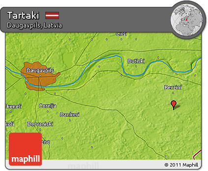 Physical 3D Map of Tartaki