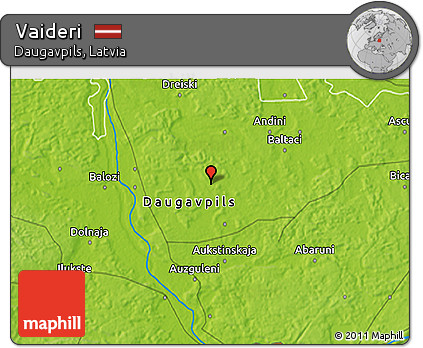 Physical 3D Map of Vaideri
