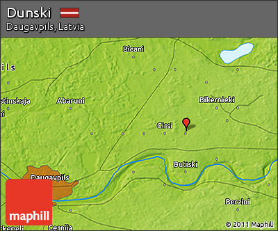 Physical 3D Map of Dunski