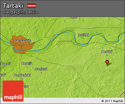 Physical 3D Map of Tartaki