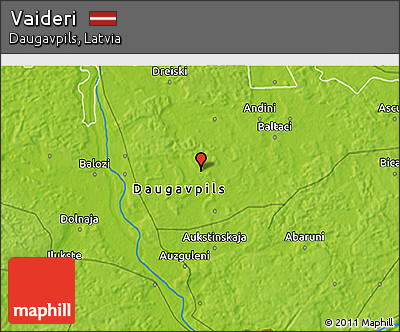 Physical 3D Map of Vaideri