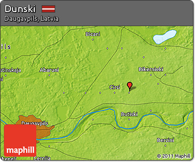 Physical 3D Map of Dunski